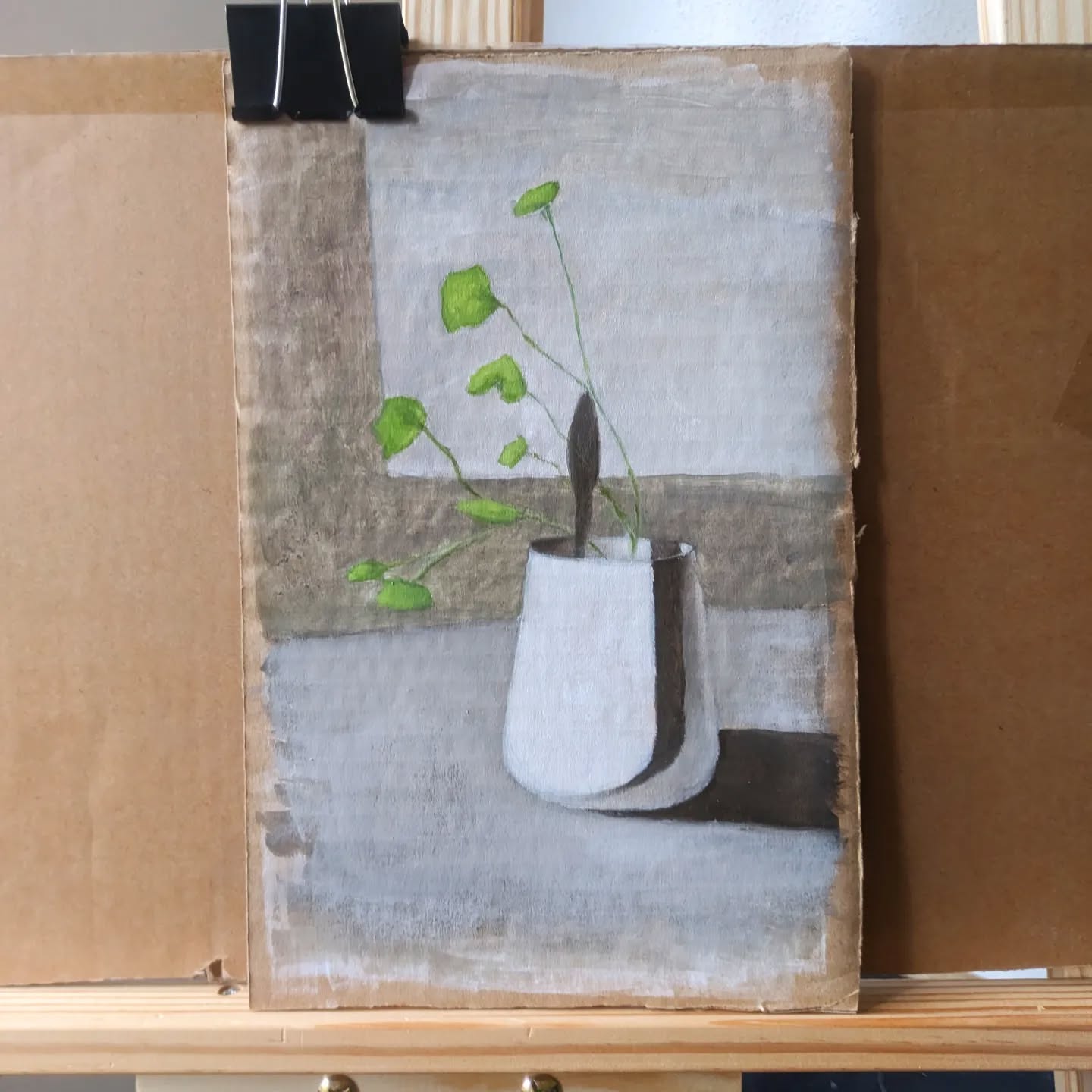 Sprouts in a White Pitcher